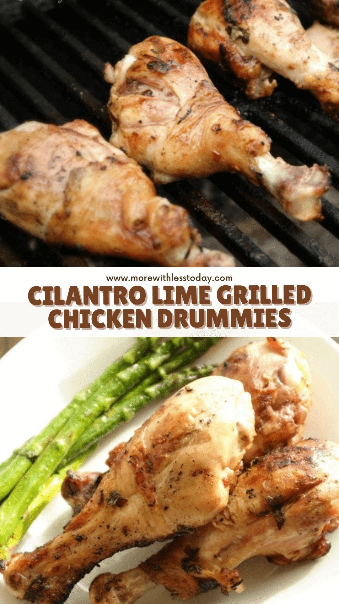 Cilantro Lime Grilled Chicken Drummies - PIN