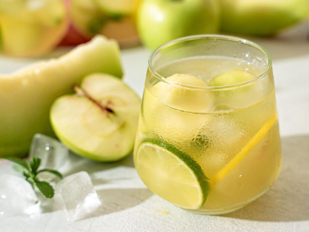 Easy Melon and Apple Sangria