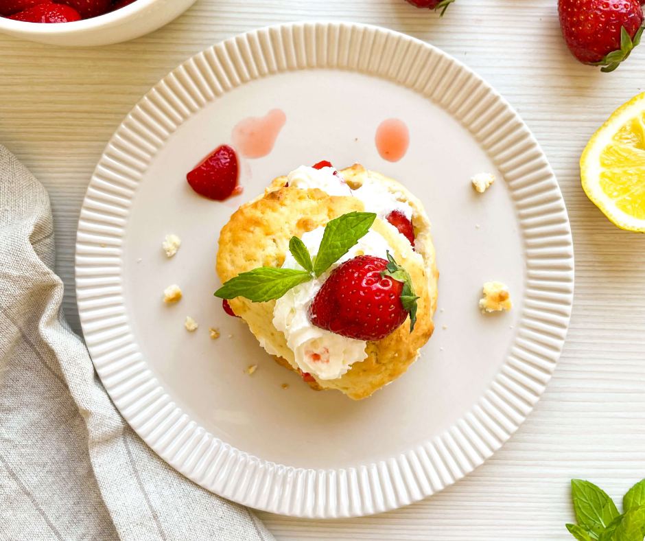 Lemon Strawberry Shortcake Recipe