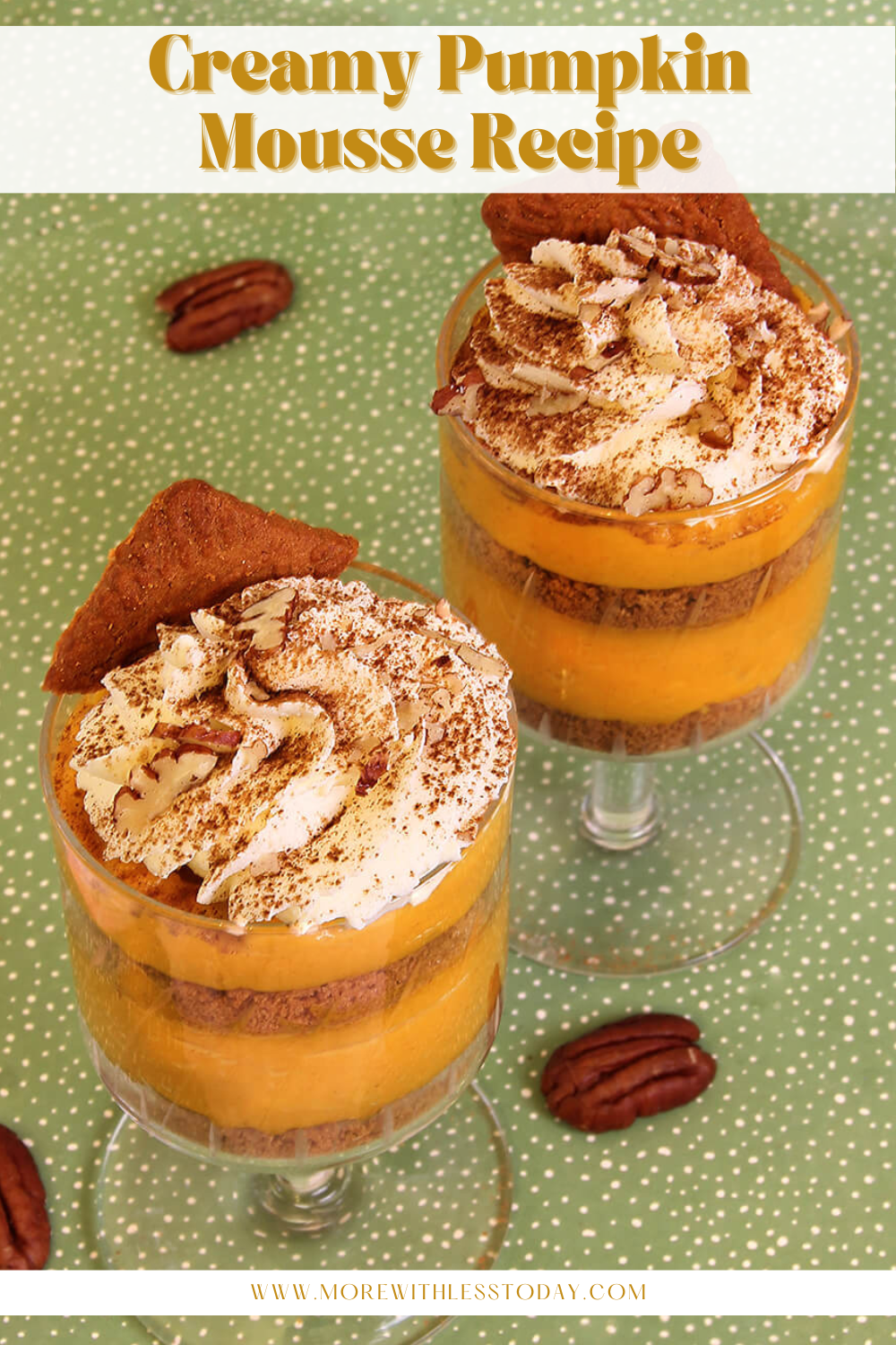 PIN for Creamy Pumpkin Mousse