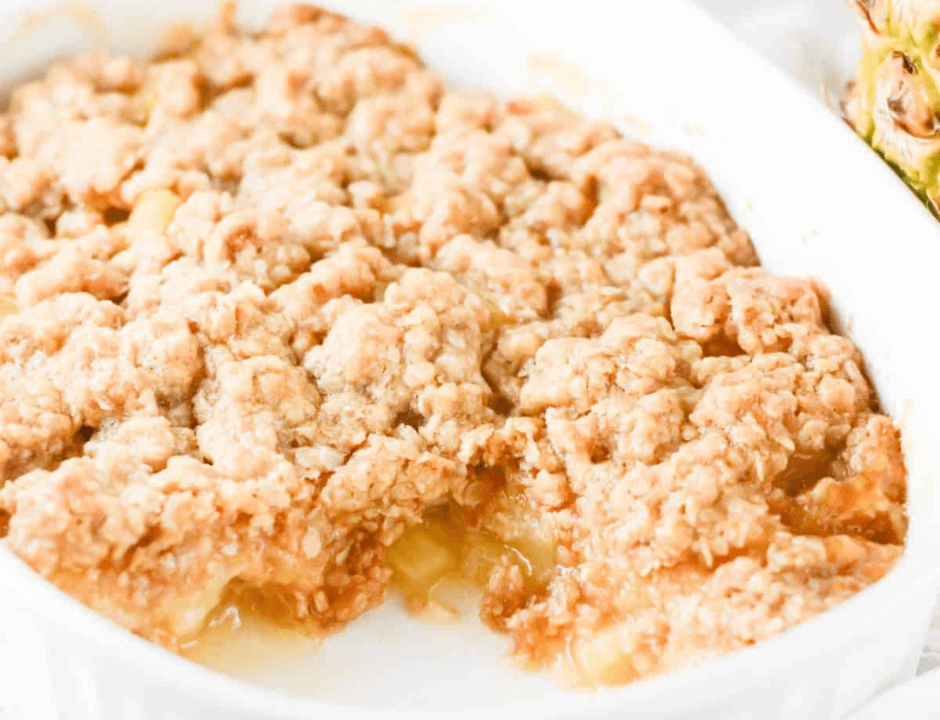 Pineapple Crisp - Pineapple Recipes