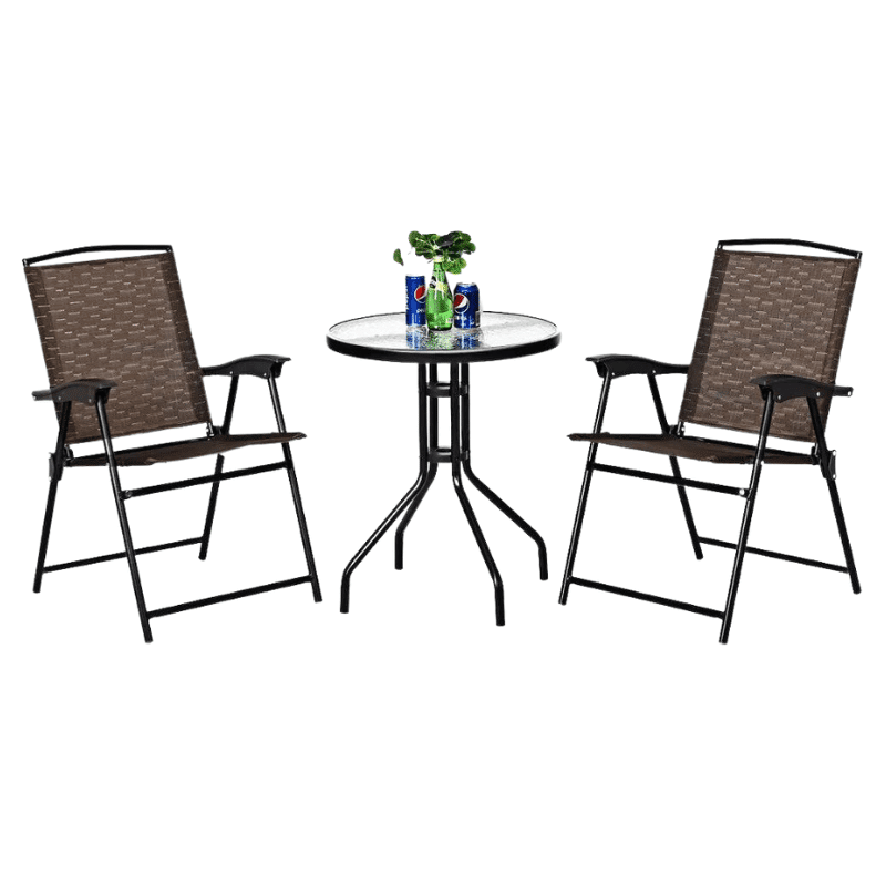 3-Piece Bistro Patio Garden Furniture Set