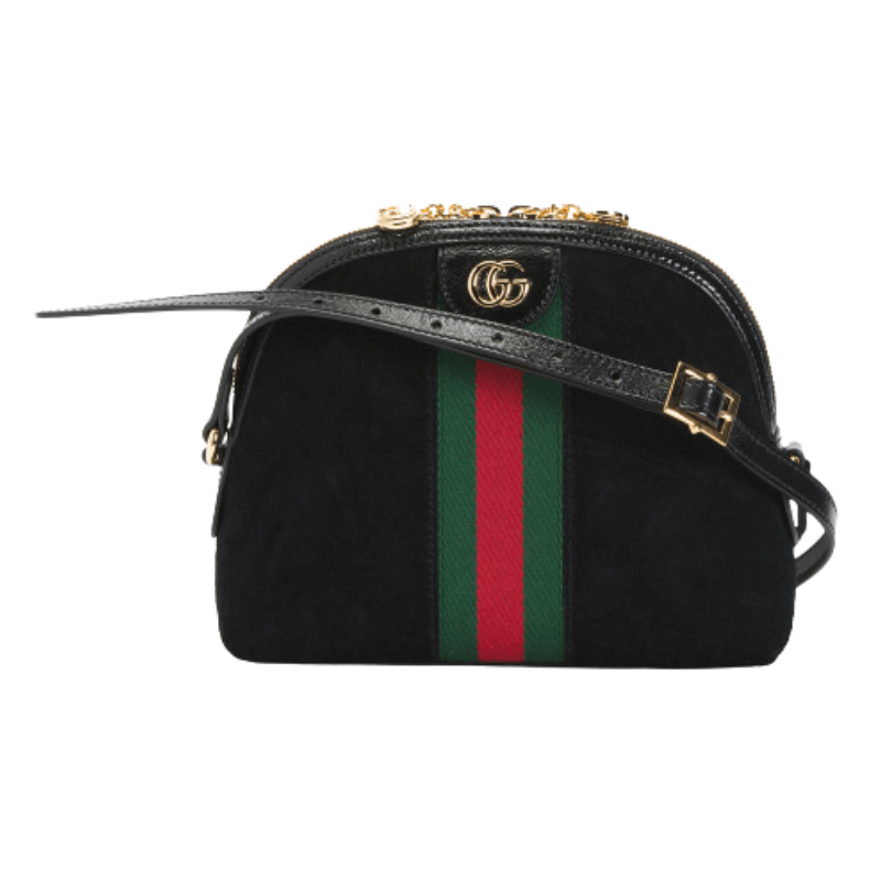 GUCCI Made In Italy Ophidia Leather & Suede Shoulder Bag