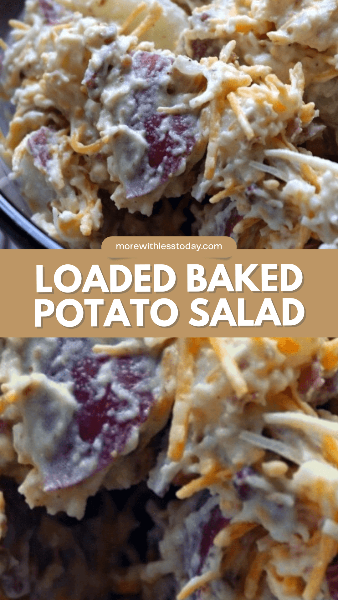 PIN for How To Make Loaded Baked Potato Salad