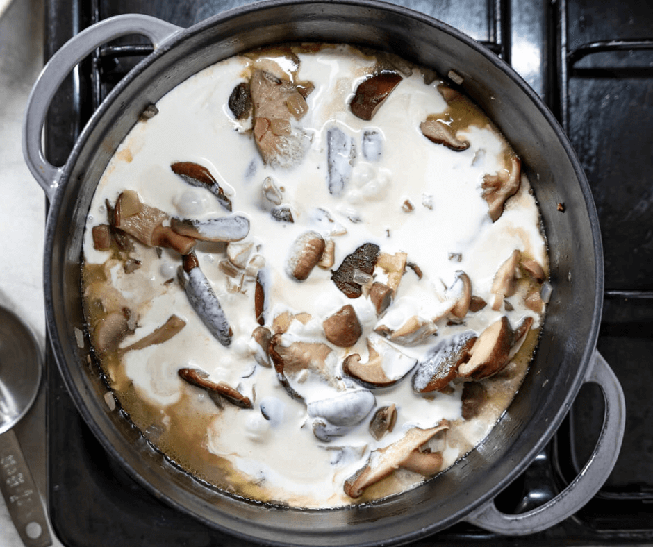 Creamy Mushroom Alfredo Pasta Recipe - More With Less Today