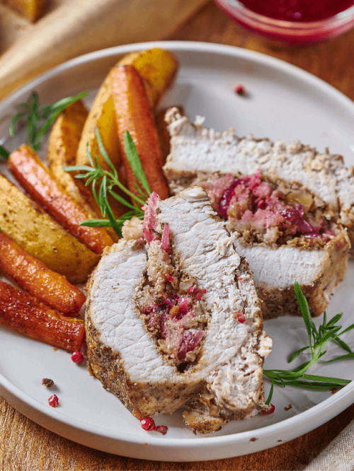 Apple Walnut Stuffed Tenderloin poster