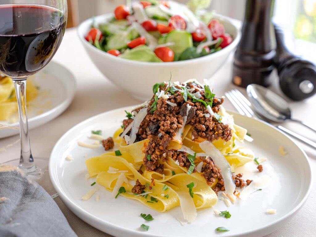 Beef And Mushroom Bolognese