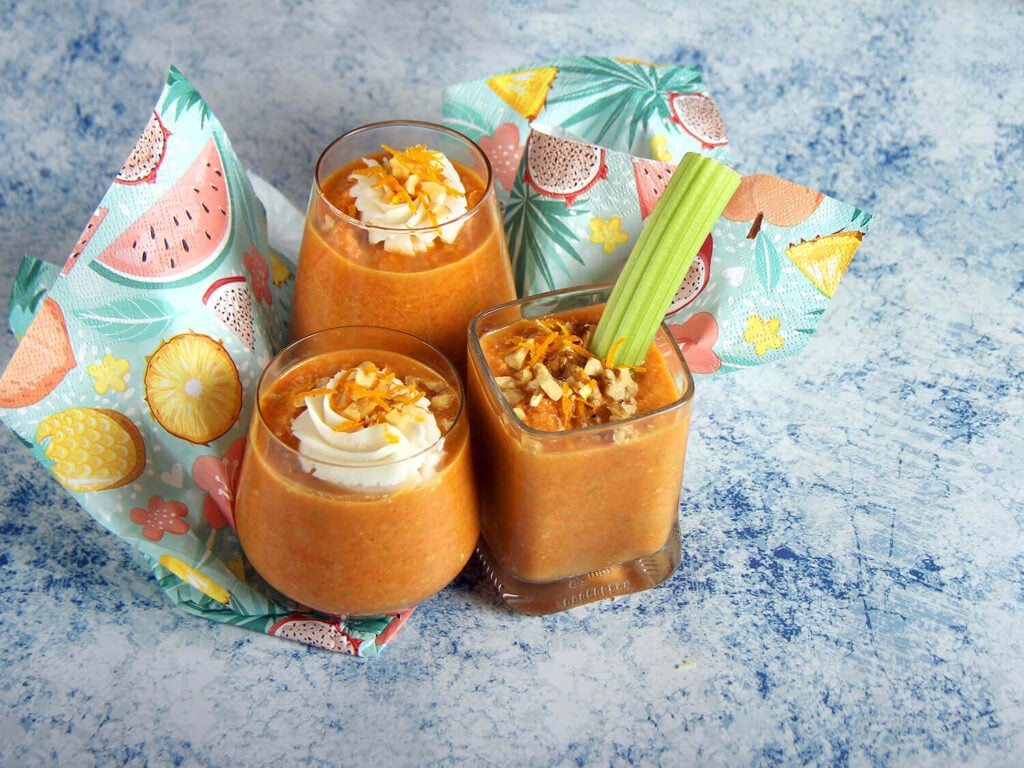 Healthy and Creamy Carrot Cake Smoothie