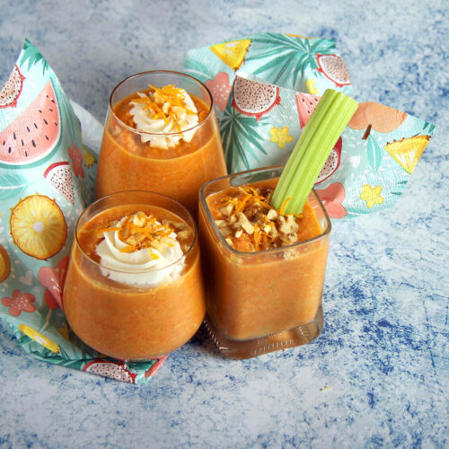 Healthy and Creamy Carrot Cake Smoothie