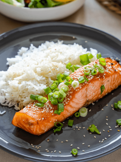 Honey Sriracha Salmon poster