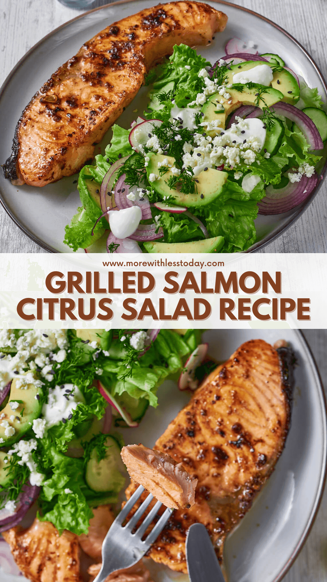 PIN for Grilled Salmon Citrus Salad