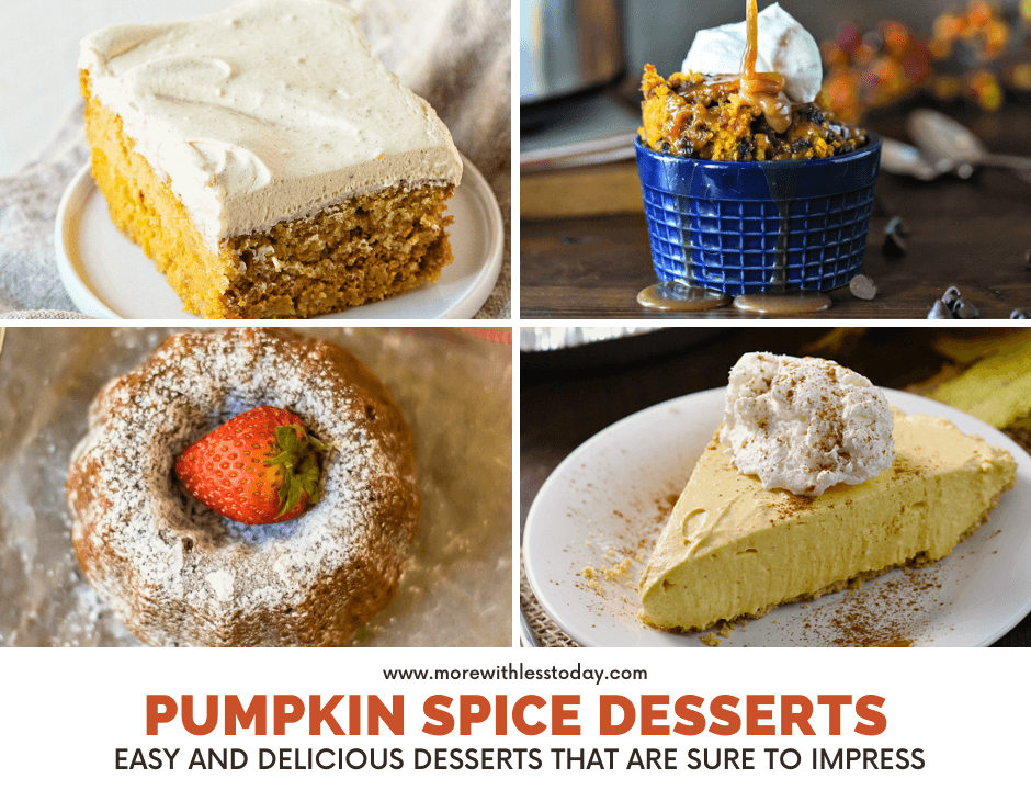 Pumpkin Spice Desserts