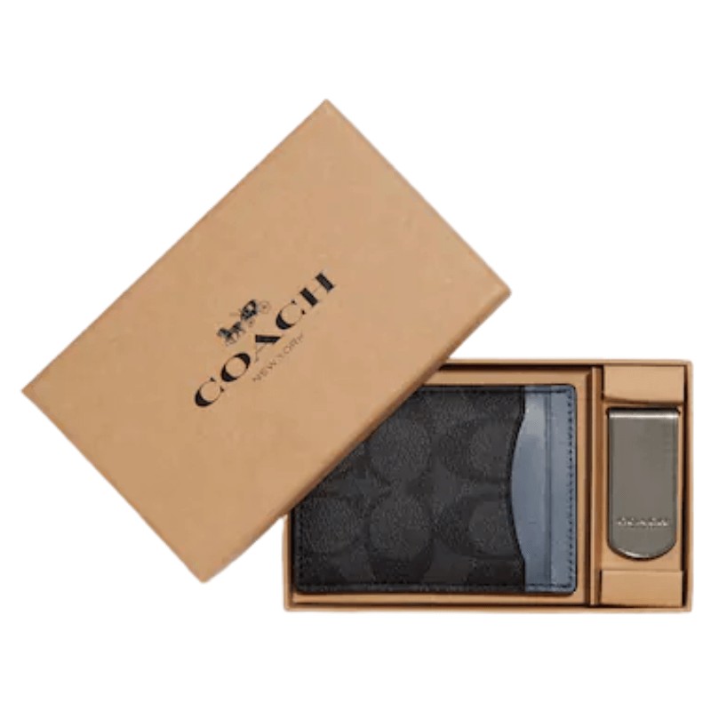 Boxed 3 In 1 Card Case Gift Set In Colorblock