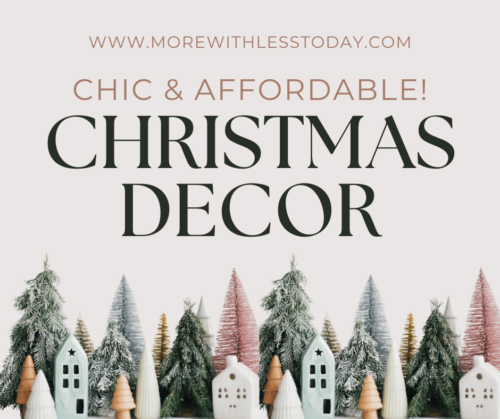 Chic Affordable Christmas and Holiday Decor from Amazon