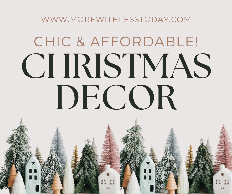 Chic Affordable Christmas and Holiday Decor from Amazon