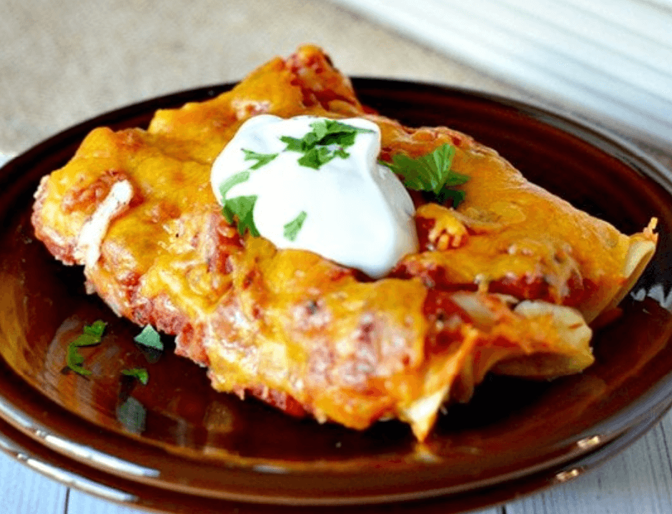 Easy Chicken Enchiladas