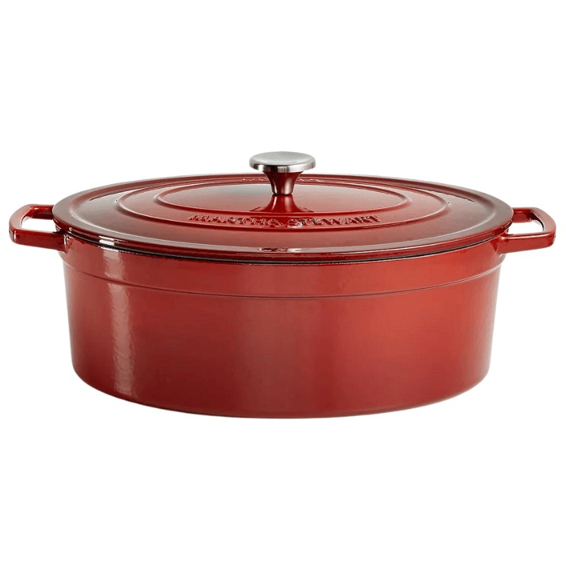 Enameled Cast Iron Oval 8-Qt. Dutch Oven from macy's backstage