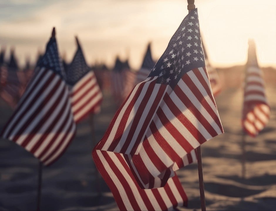 Flags for Memorial Day