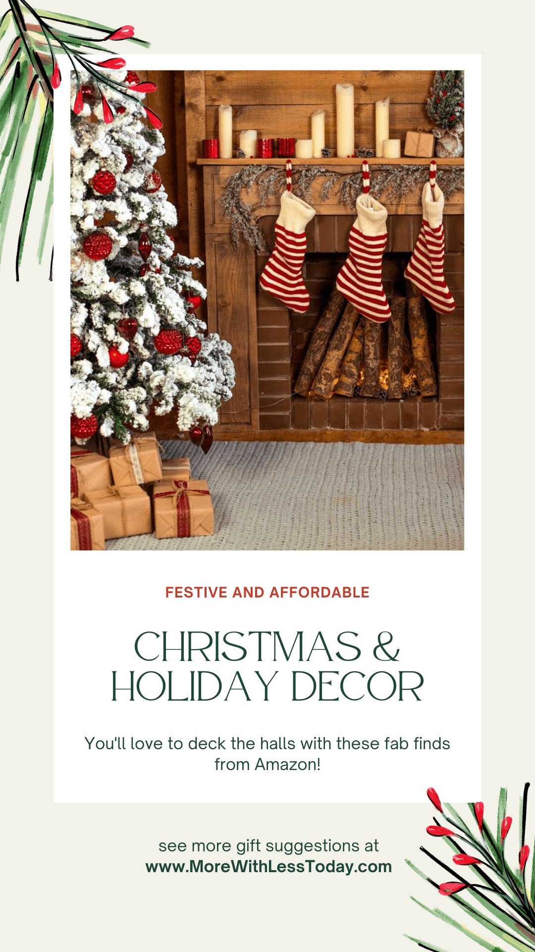 Chic and Affordable Christmas & Holiday Decor Amazon Shop 