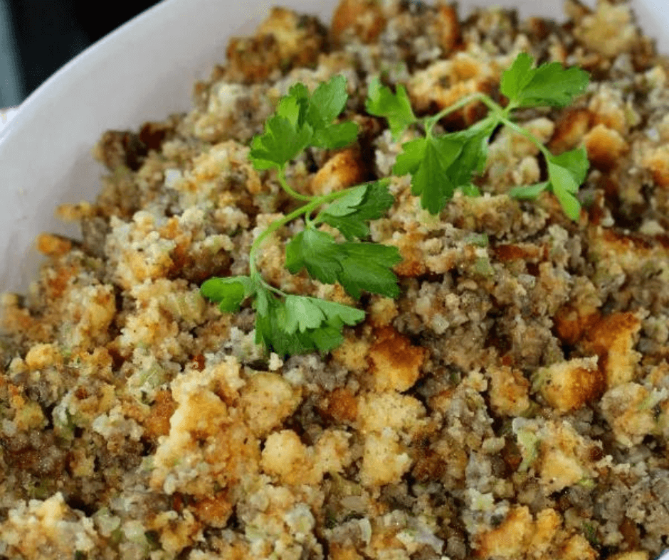 Sausage Cornbread Stuffing