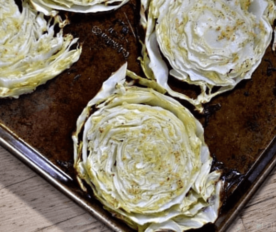 Simple Baked Cabbage