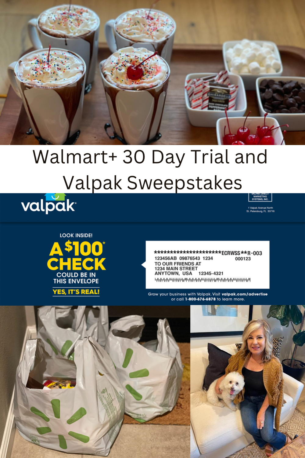 Walmart+ 30 Day Free Trial and Valpak Sweepstakes
