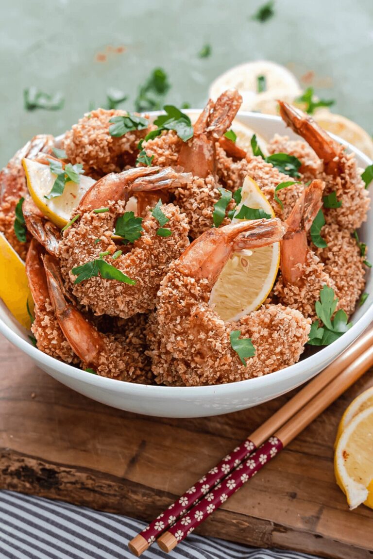 Crispy Panko Fried Shrimp Recipe - More With Less Today
