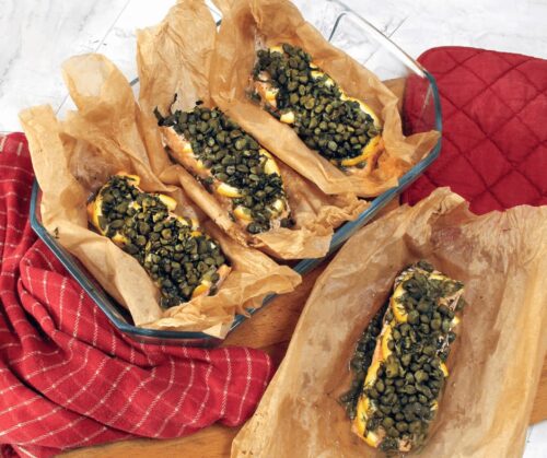 Baked Salmon En Papillote-2