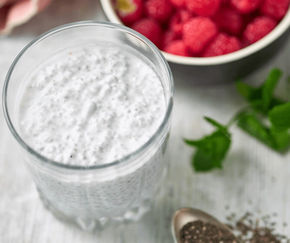 Chia Pudding chilled overnight