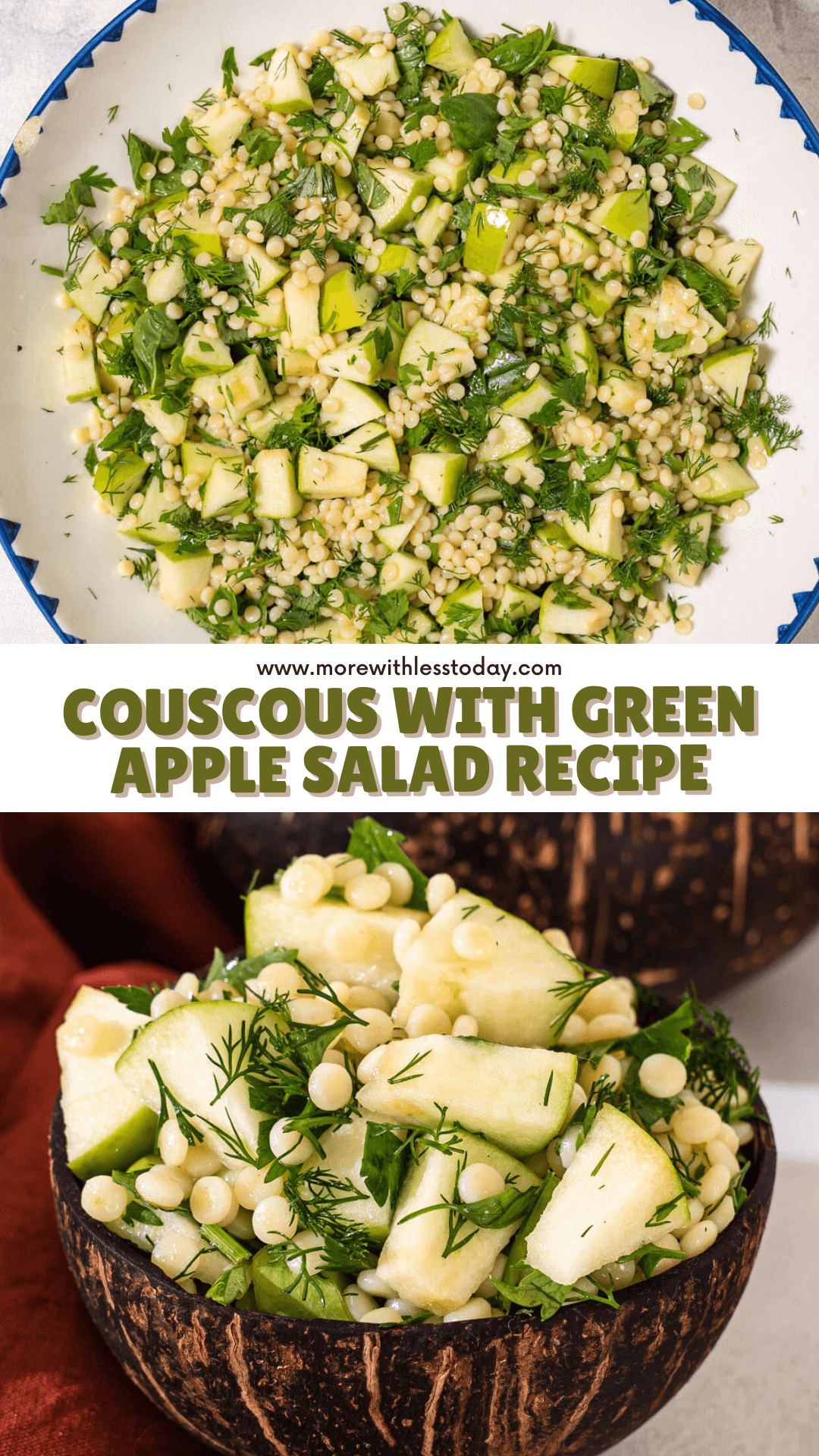 Couscous with Green Apple Salad - PIN