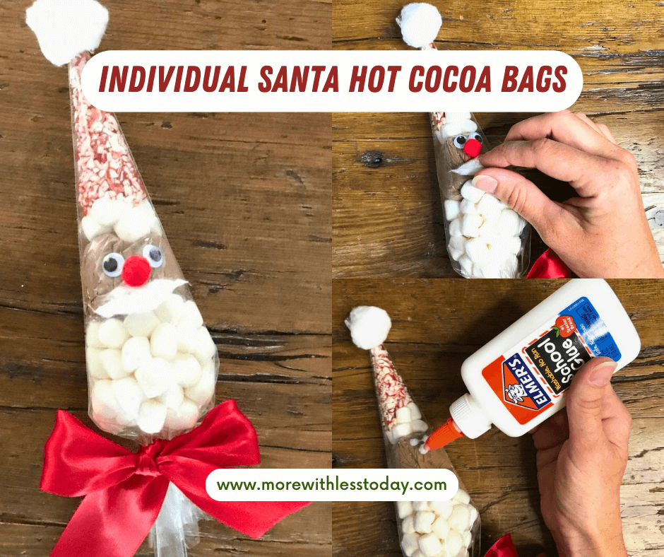 Individual Santa Hot Cocoa Bags