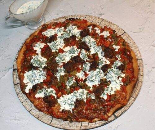 Italian Sausage and Mixed Pepper Pizza-2