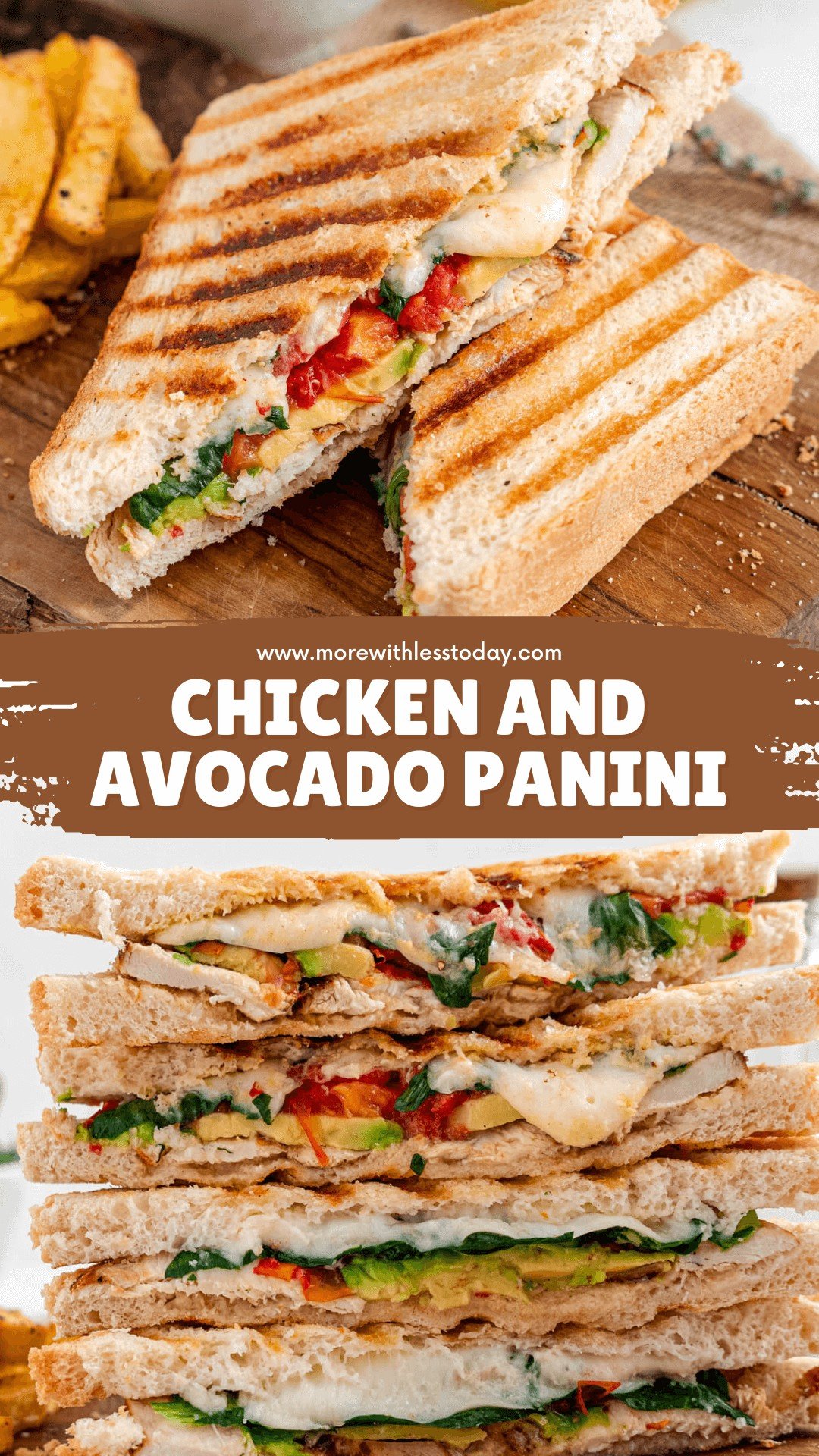 PIN for Chicken and Avocado Panini