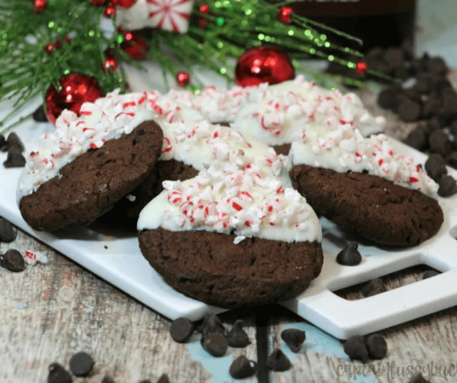 Peppermint Mocha Cookies - Christmas Cookie Exchange Recipes