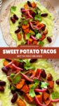 Sweet Potato Tacos with Red Beans recipe PIN
