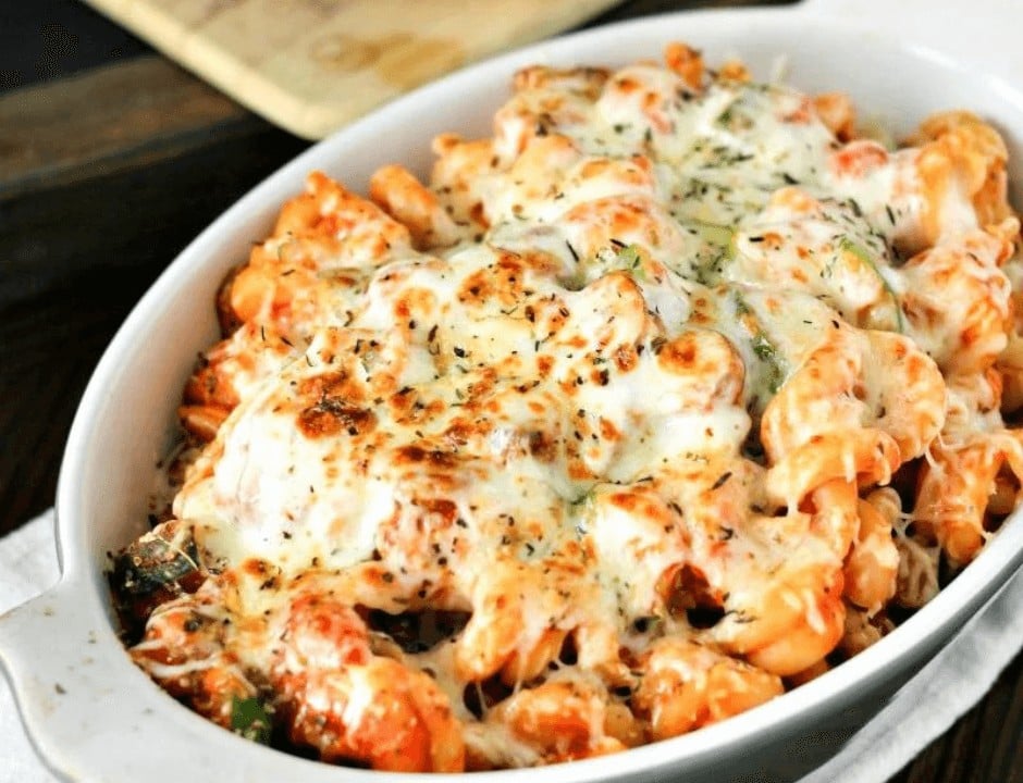 20-Minute Cheesy Veggie Pasta Bake