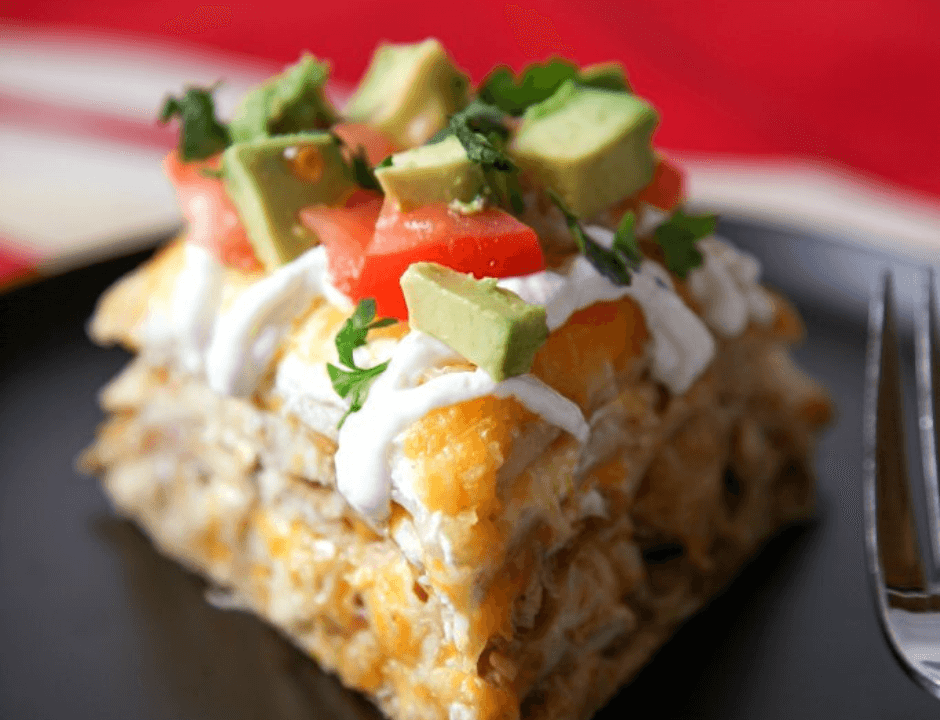 Easy Chicken Tortilla Casserole