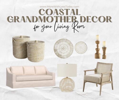[FB] Coastal Grandmother Aesthetic Living Room Décor