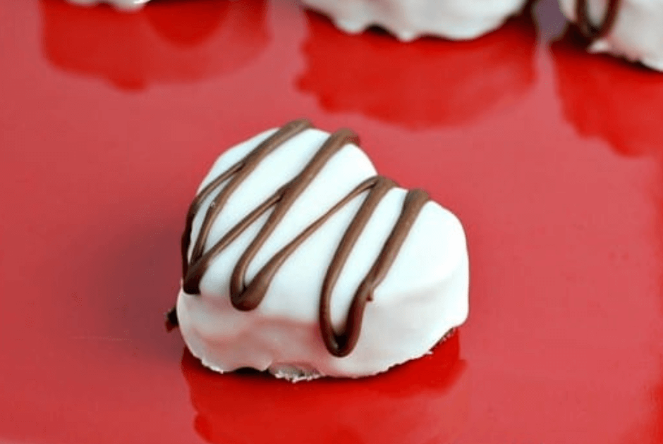 Heart-Shaped Brownie Bites for Valentine’s Day