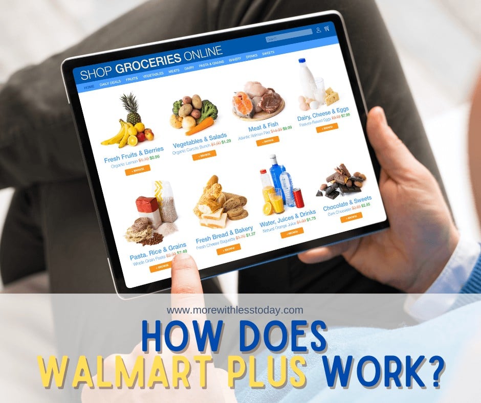 How Does Walmart Plus Work? photo of online Walmart Plus selections