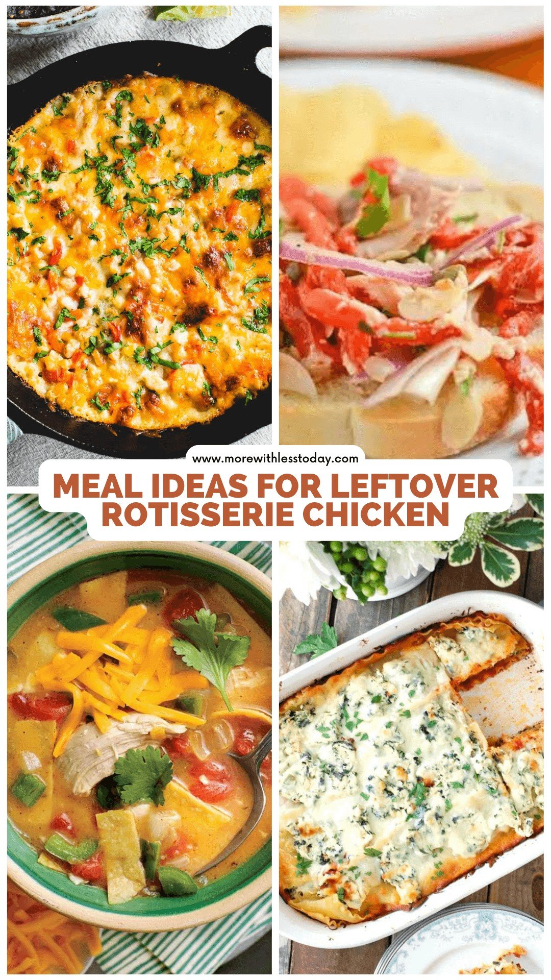 Meal Ideas for Leftover Rotisserie Chicken - PIN