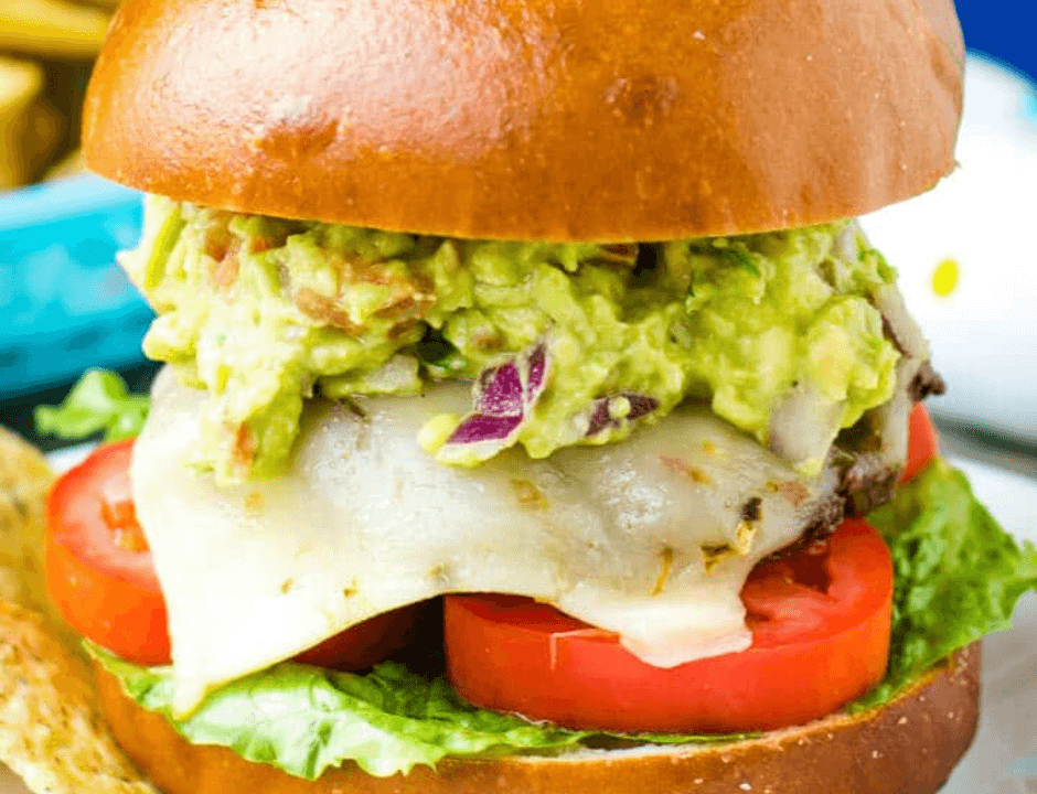 Mexican Guacamole Burgers