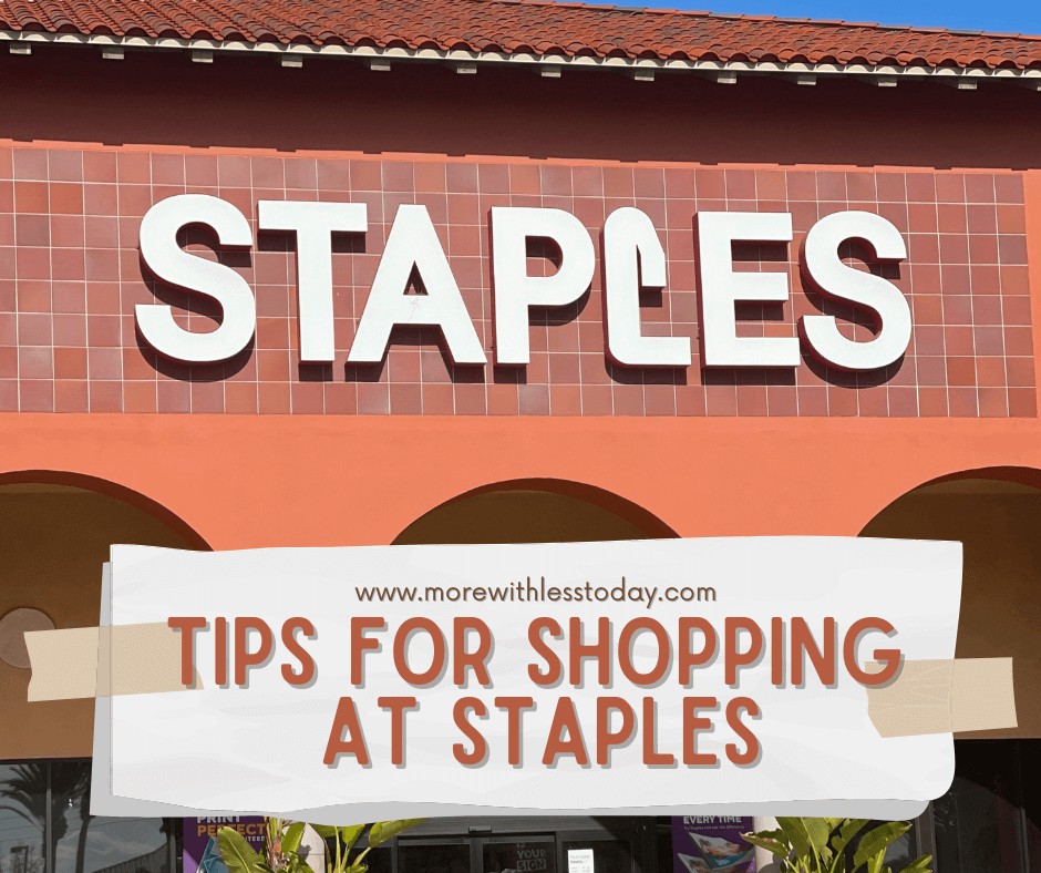 Tips for Shopping at Staples photo of a Staples store