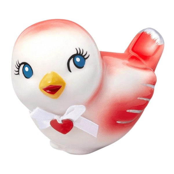Valentine's Ceramic Love Bird Looking Straight