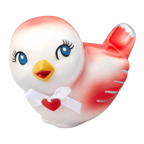 Valentine's Ceramic Love Bird Looking Straight