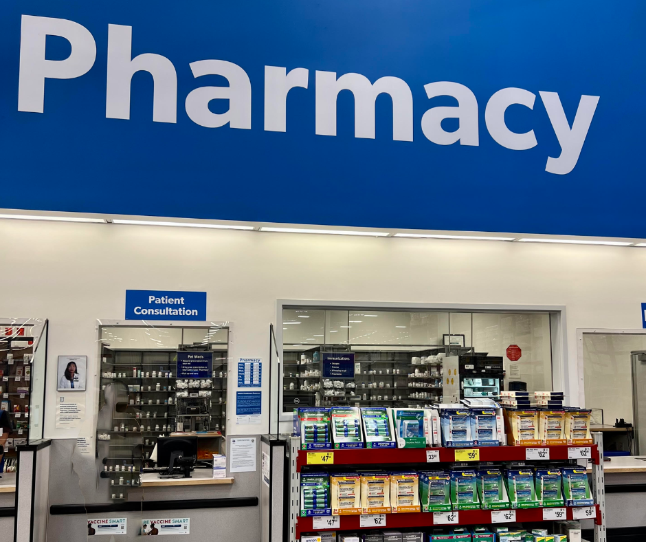 Sam's Club Pharmacy sign