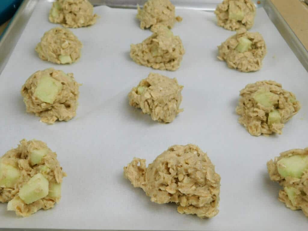 A fresh batch of Apple Oatmeal Cookies