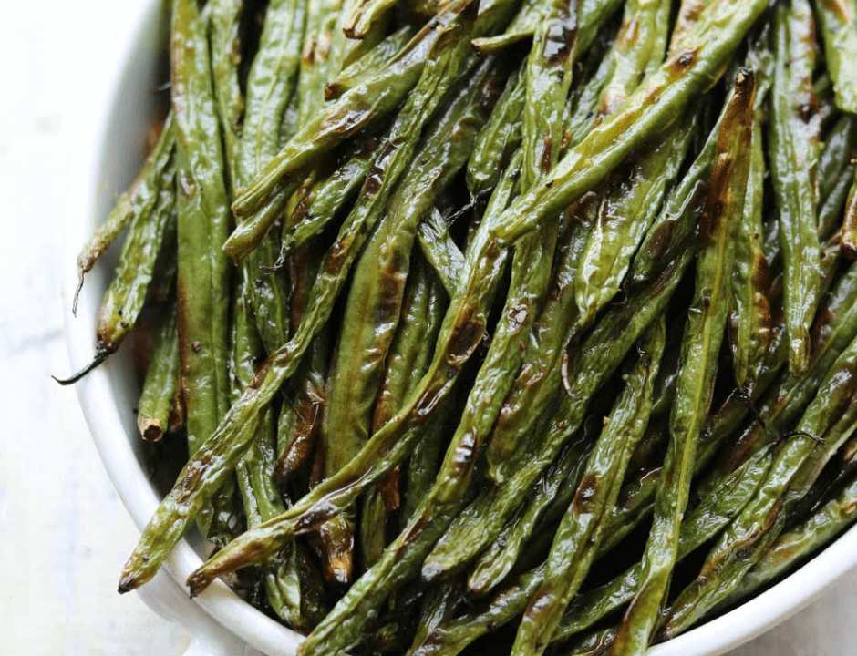 Blistered Green Beans - Salmon Side Dishes