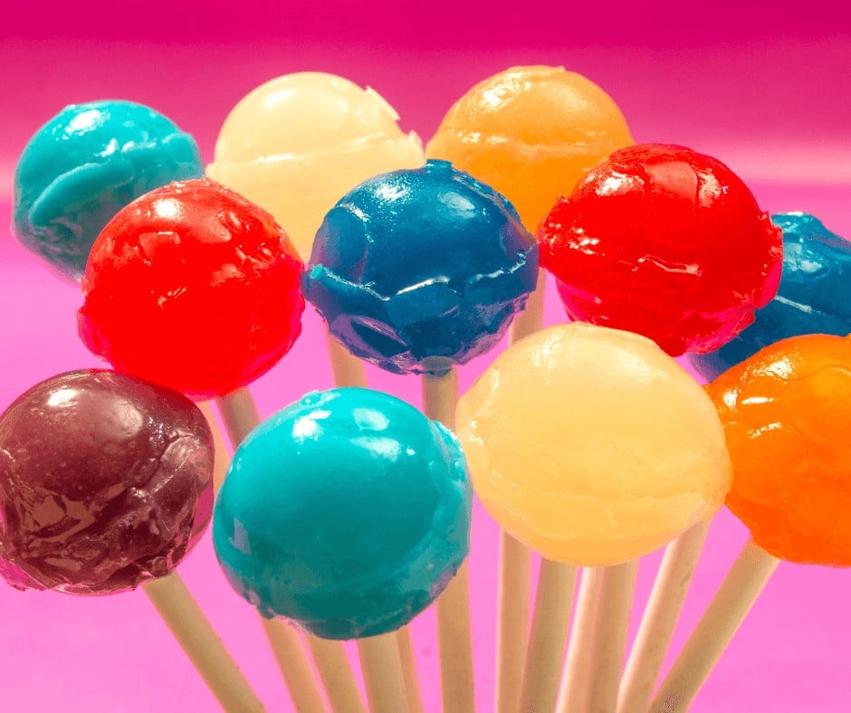 Colorful lollipops as a New Fundraising Idea