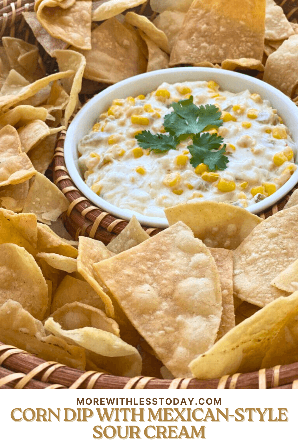 Corn Dip with Mexican Style Sour Cream - PIN